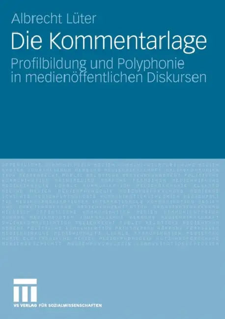 Die Kommentarlage (English, Albrecht Lüter)