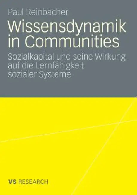 Wissensdynamik in Communities (English, Paul Reinbacher)
