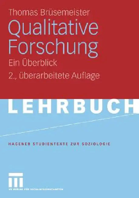Qualitative Forschung (English, Thomas Brüsemeister)