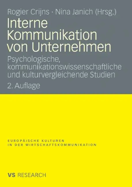 Interne Kommunikation Von Unternehmen (English, Rogier Crijns | Nina Janich)