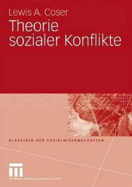 Theorie Sozialer Konflikte (English, Lewis A. Coser | Klaus Lichtblau)