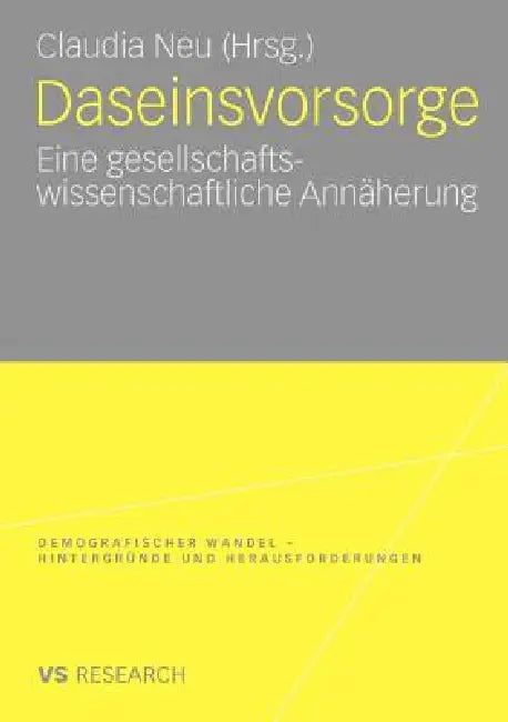 Daseinsvorsorge (English, Claudia Neu)