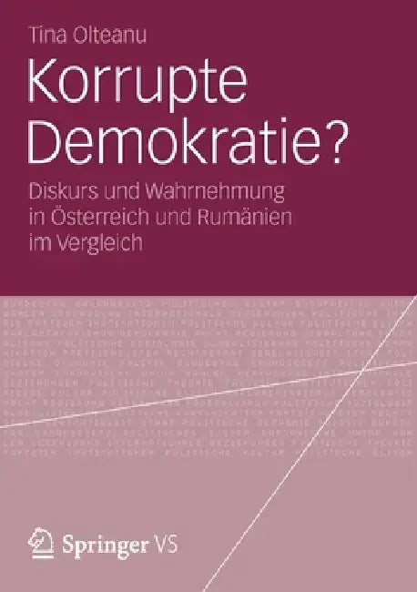 Korrupte Demokratie? (English, Tina Olteanu)
