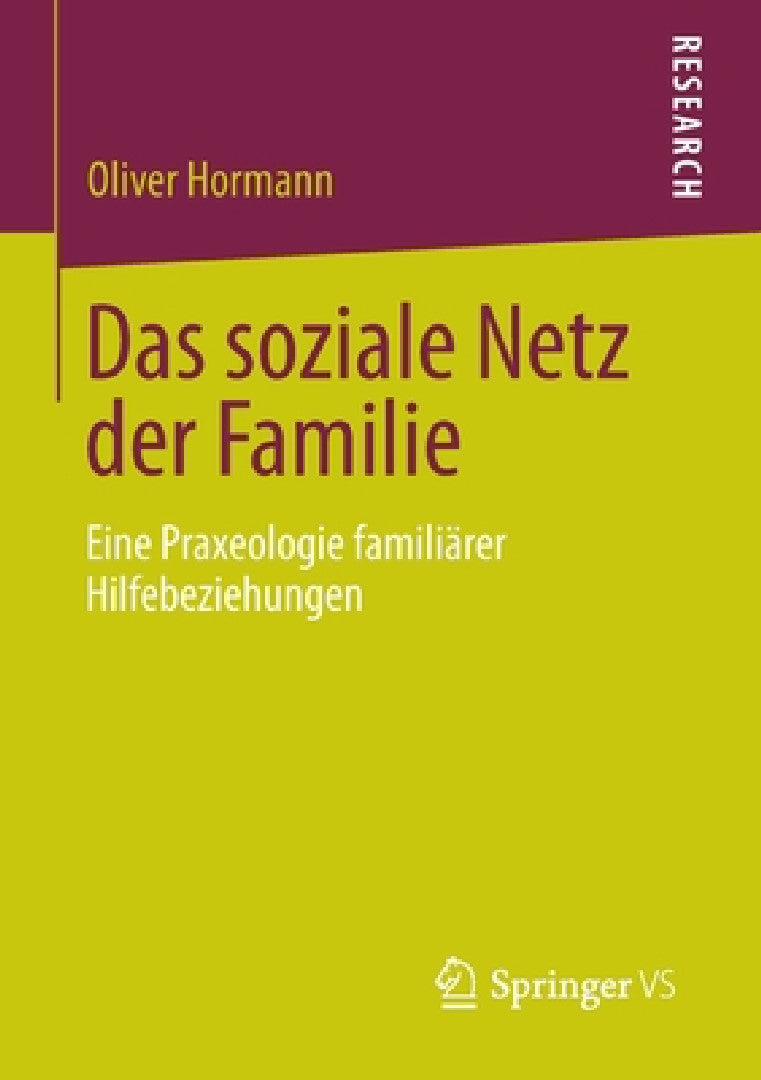 Das Soziale Netz Der Familie (English, Oliver Hormann)