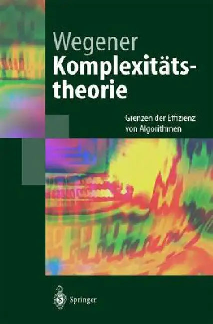 Komplexitätstheorie (English, Ingo Wegener)