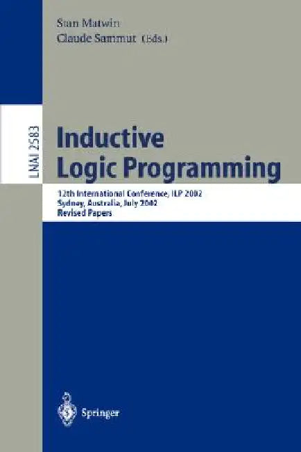 Inductive Logic Programming (English, Stan Matwin | Claude Sammut)