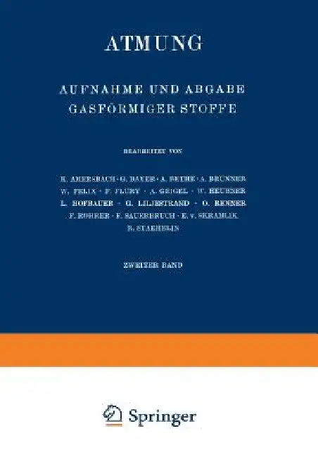 Atmung (English, K. Amersbach | G. Bayer | A. Bethe)