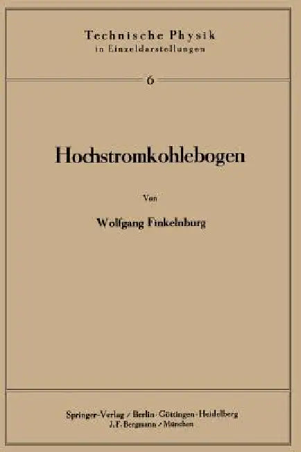 Hochstromkohlebogen (English, W. Finkelnburg)