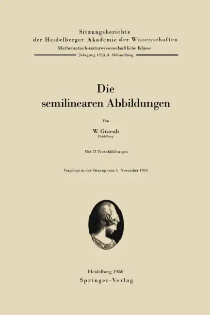Die Semilinearen Abbildungen (English, W. Graeub)