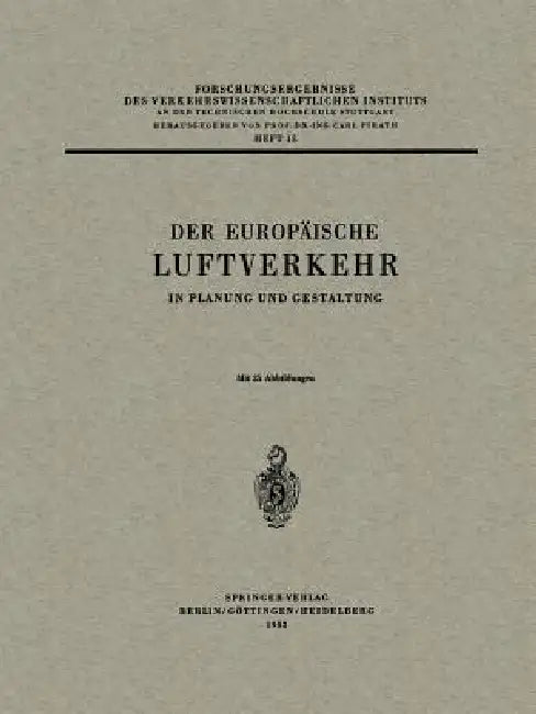 Der Europäische Luftverkehr (English, Carl Pirath | Carl E. Gerlach)