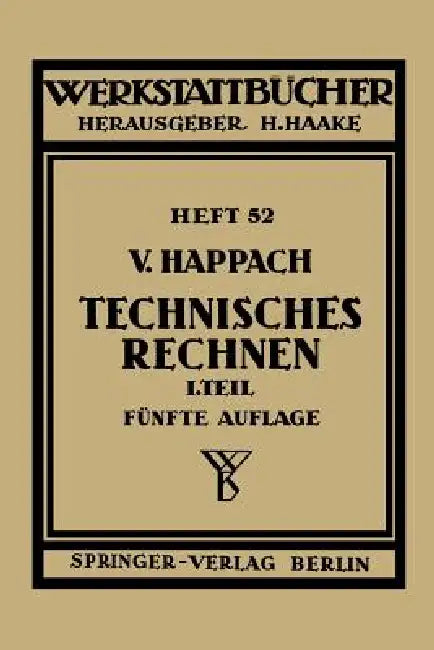 Technisches Rechnen (English, V. Happach)