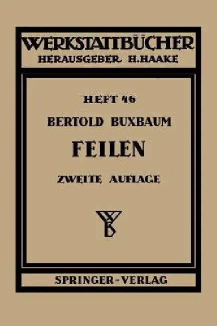 Feilen (English, B. Buxbaum)