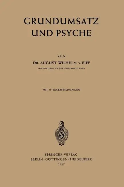Grundumsatz Und Psyche (English, August W. V. Eiff)