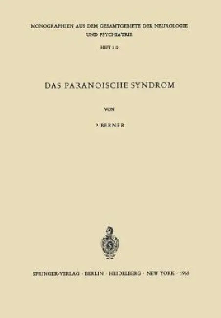 Das Paranoische Syndrom (English, Peter Berner)