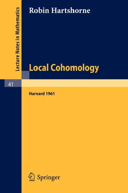 Local Cohomology (English, Robin Hartshorne)