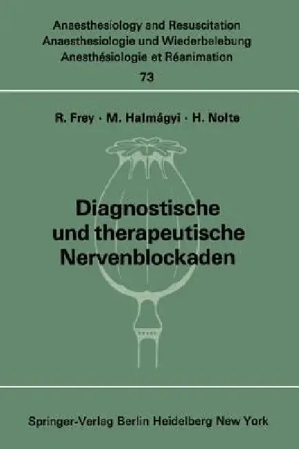 Diagnostische Und Therapeutische Nervenblockaden (English, Rudolf Frey | M. Halmagyi | H. Nolte)