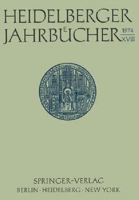 Heidelberger Jahrbücher (English, Kenneth A. Loparo)