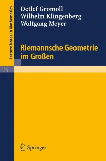 Riemannsche Geometrie Im Großen (English, Detlef Gromoll | Wilhelm Klingenberg | Wolfgang Meyer)