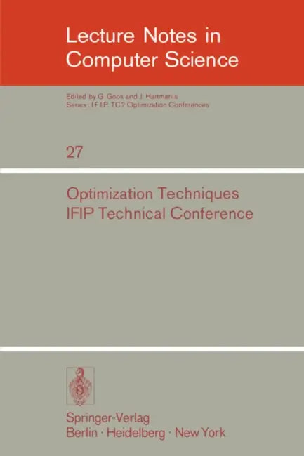 Optimization Techniques (English, G. I. Marchuk)