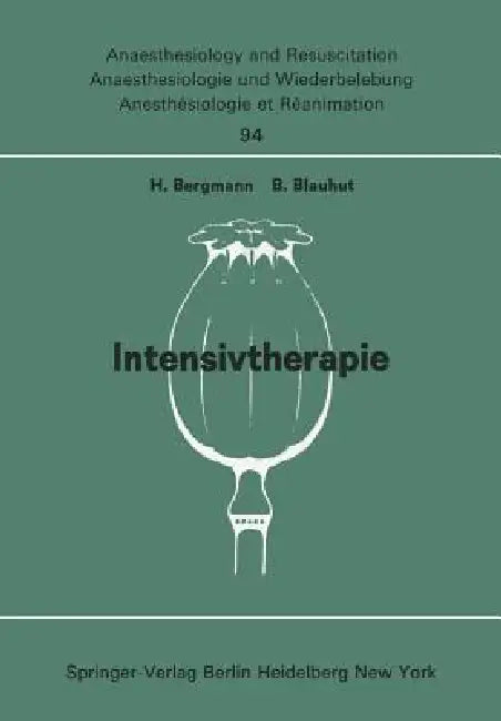 Intensivtherapie (English, H. Bergmann | B. Blauhut)