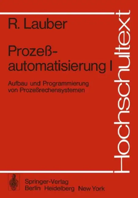 Prozeßautomatisierung I (English, R. Lauber)