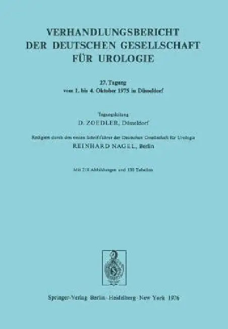 27. Tagung Vom 1. Bis 4. Oktober 1975 in Düsseldorf (English, R. Nagel | D. Zoedler)