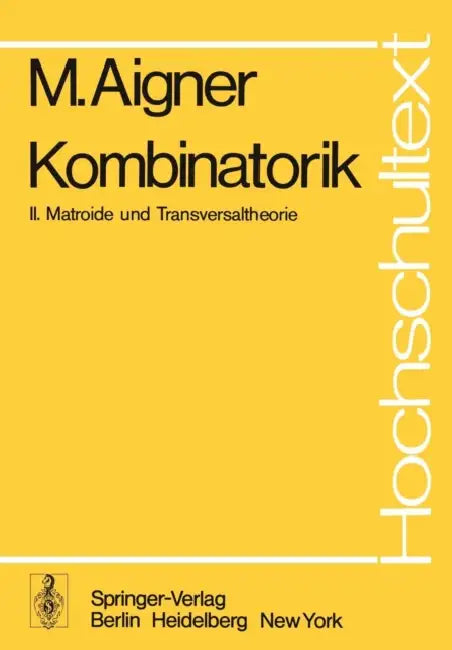 Kombinatorik (English, Martin Aigner)