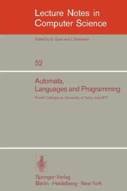 Automata, Languages and Programming (English, A. Salomaa | M. Steinby)