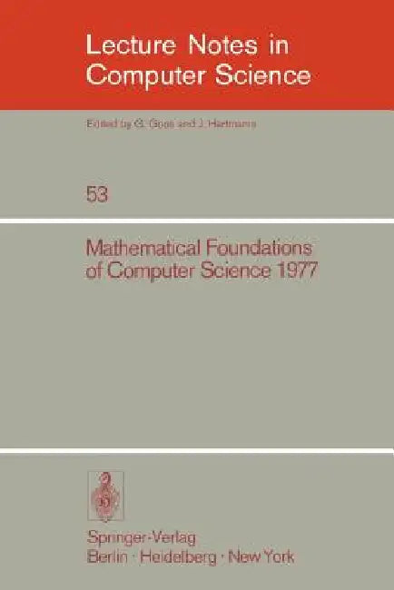 Mathematical Foundations of Computer Science 1977 (English, J. Gruska)