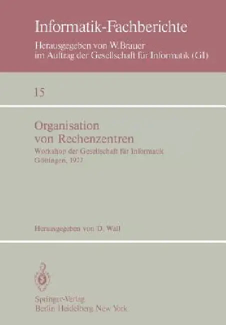 Organisation Von Rechenzentren (English, D. Wall)