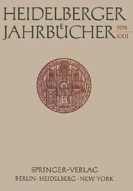 Heidelberger Jahrbücher (English, Kenneth A. Loparo)