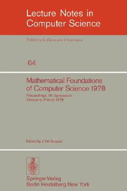Mathematical Foundations of Computer Science 1978 (English, J. Winkowski)
