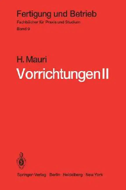 Vorrichtungen II (English, H. Mauri)