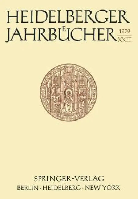 Heidelberger Jahrbücher (English, Kenneth A. Loparo)