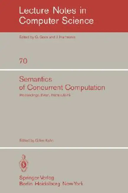 Semantics of Concurrent Computation (English, G. Kahn)