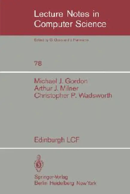 Edinburgh Lcf (English, M. Gordon | R. Milner | C. P. Wadsworth)