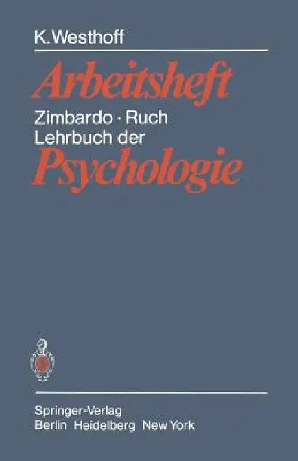 Lehrbuch Der Psychologie (English, K. Westhoff)