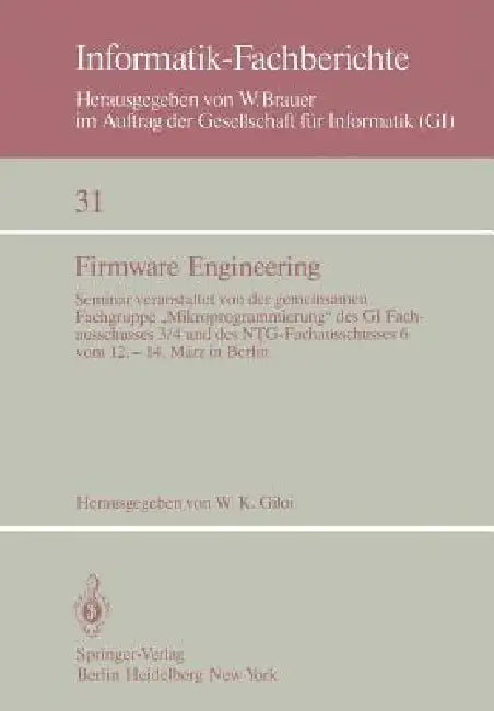 Firmware Engineering (English, W. K. Giloi)