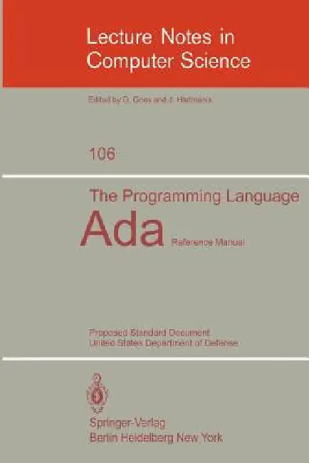 The Programming Language ADA (English, Kenneth A. Loparo | CII Honeywell Bull)
