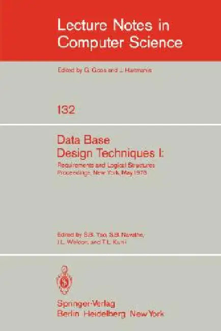 Data Base Design Techniques I (English, S. B. Yao | S. B. Navathe | J. L. Weldon)