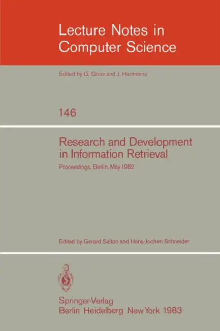 Research and Development in Information Retrieval (English, Gerard Salton | Hans-Jochen Schneider)