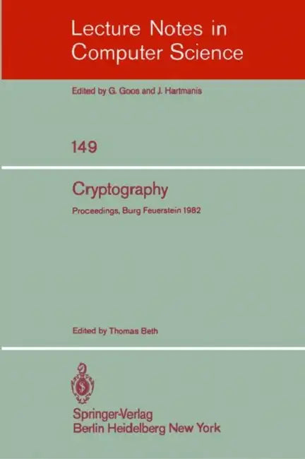 Cryptography (English, T. Beth)