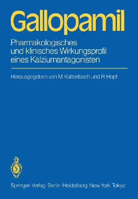 Gallopamil (English, M. Kaltenbach | R. Hopf)