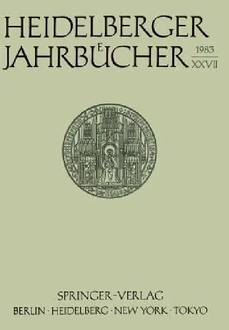 Heidelberger Jahrbücher (English, Kenneth A. Loparo)