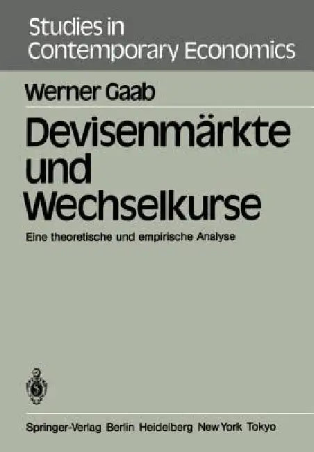 Devisenmärkte Und Wechselkurse (English, W. Gaab)