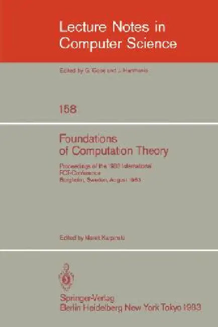 Foundations of Computation Theory (English, M. Karpinski)