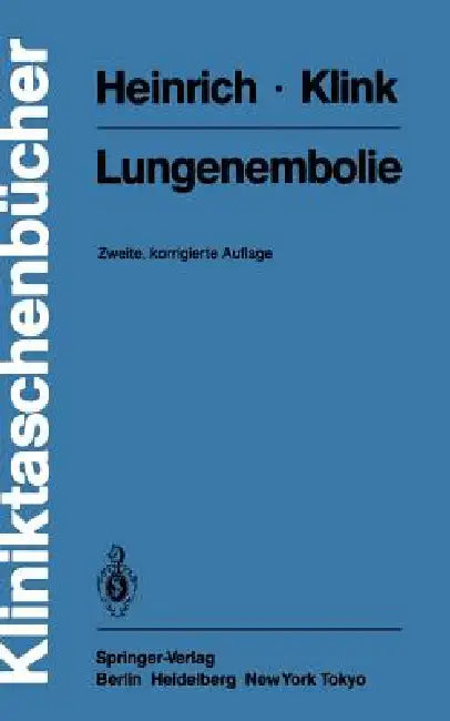 Lungenembolie (English, F. Heinrich | K. Klink)