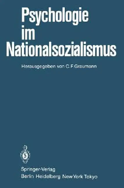 Psychologie Im Nationalsozialismus (English, C. F. Graumann)
