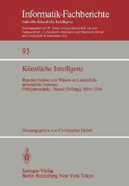 Künstliche Intelligenz (English, Christopher Habel)