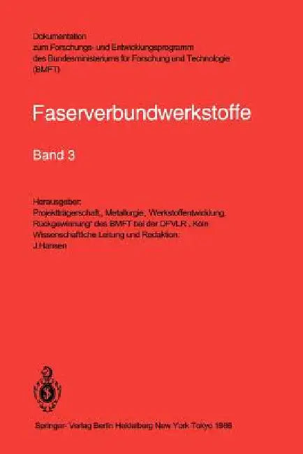 Faserverbundwerkstoffe (English, J. Hansen)